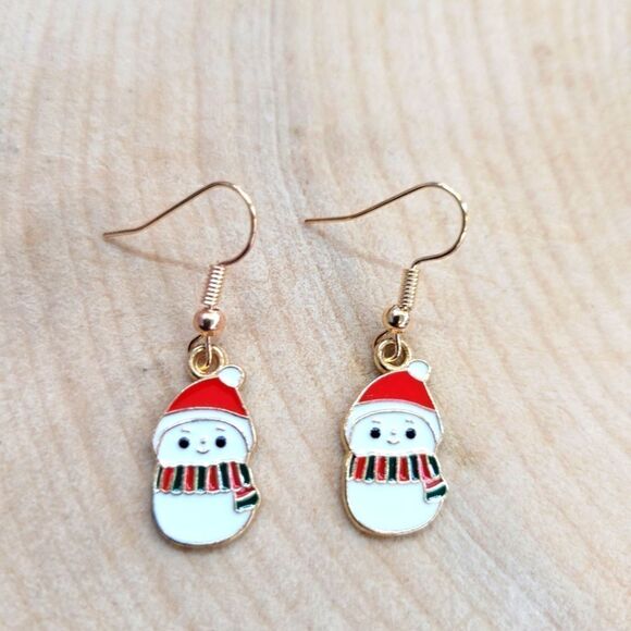 2/$20 Brand New Snowman Christmas Earrings - Picture 1 of 4